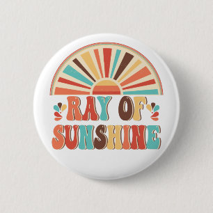 Ray of Sunshine 6 Cm Round Badge