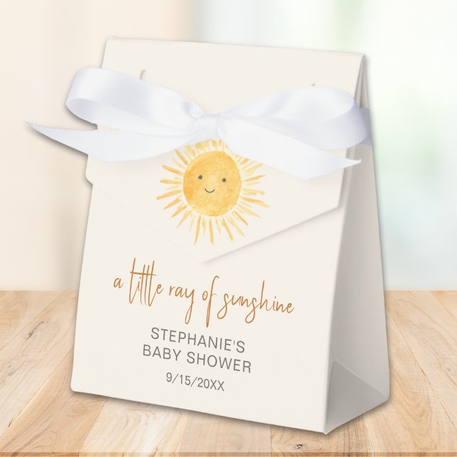  Ray Of Sunshine Baby Shower Favour Box (Creator Uploaded)