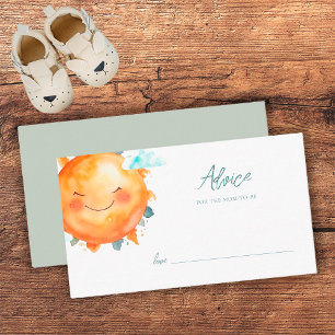 Ray Of Sunshine Boho Advice For The Mum To Be Enclosure Card