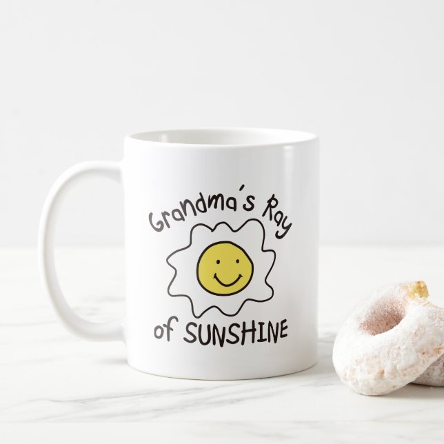 Ray Of Sunshine Coffee Mug (With Donut)
