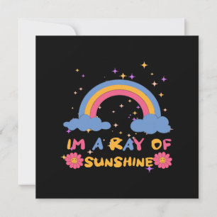 Ray of sunshine invitation
