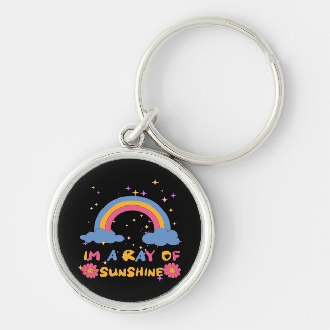 Ray of sunshine key ring (Front)