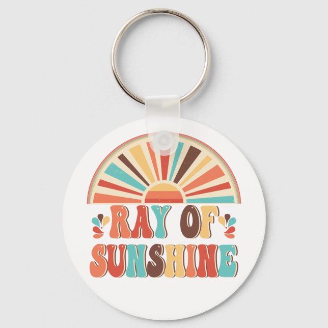 Ray of Sunshine Key Ring (Front)