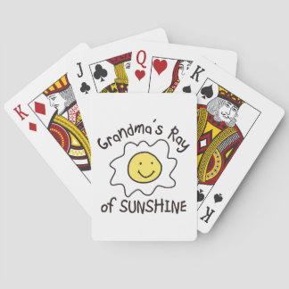 Ray Of Sunshine Playing Cards