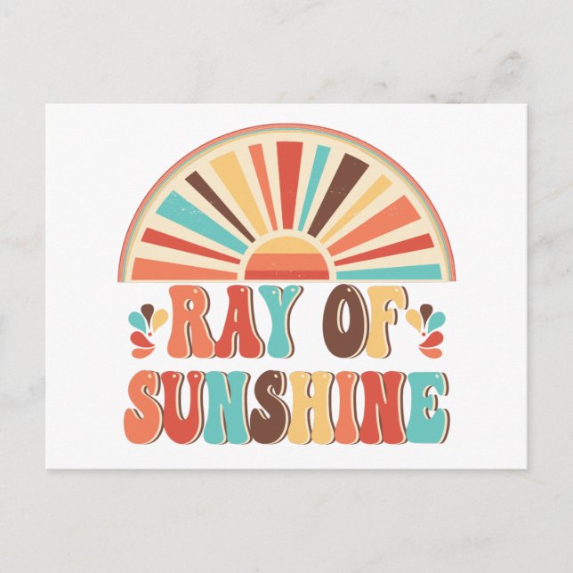 Ray of Sunshine Postcard (Front)