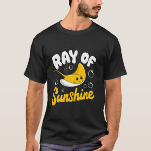 Ray Of Sunshine Sea Ocean Stingray Animal Manta Ra T-Shirt
