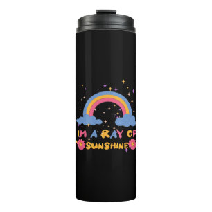 Ray of sunshine thermal tumbler