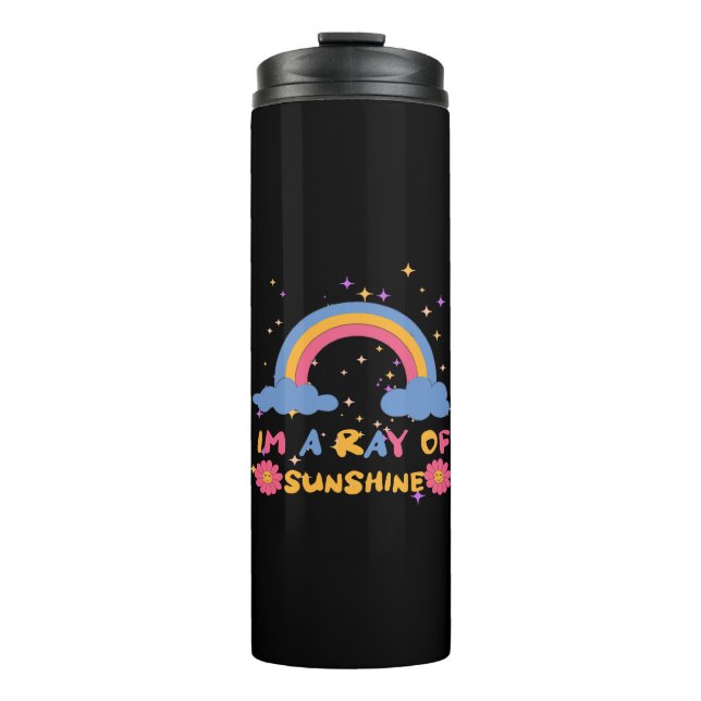 Ray of sunshine thermal tumbler (Front)