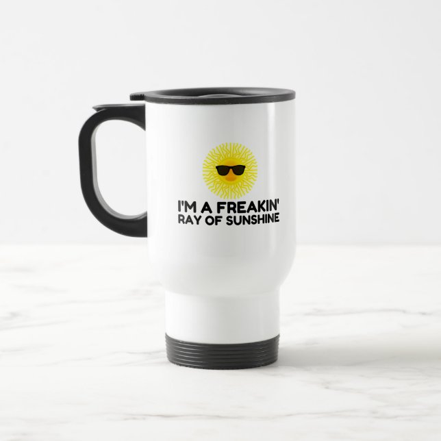 RAY OF SUNSHINE TRAVEL MUG (Left)