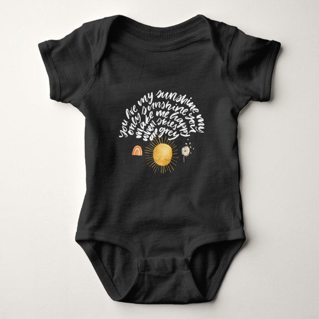 Ray of Sunshine | You Are My Sunshine  Baby Bodysuit (Front)