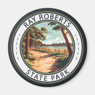 Ray Roberts State Park Texas Badge Magnet