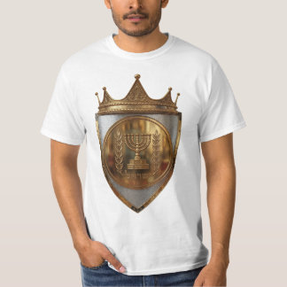 Rayel Hebrew Golden Crest Follower Mens T-shirt