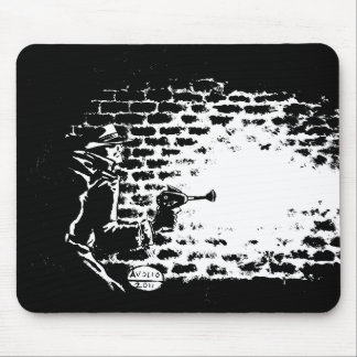 Raygun Noir mouse pad, artwork by Michael Avolio Mouse Pad