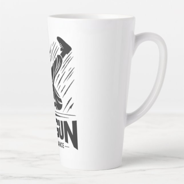 Raygun Raygun breakdancer,breakdancing  Latte Mug (Right)