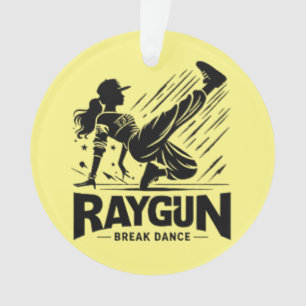 Raygun Raygun breakdancer,breakdancing  Ornament