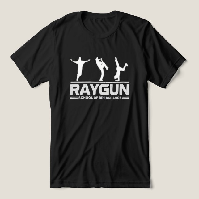 Raygun School Of Breakdance Tri-Blend Shirt (Design Front)