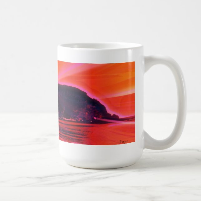 Rays from the Beach Mug (Right)