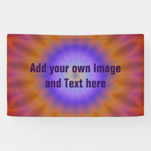 Rays gradients - blue orange red + your ideas banner
