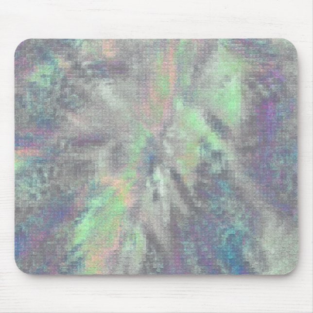 Rays of Colour, digital abstract Mouse Pad (Front)