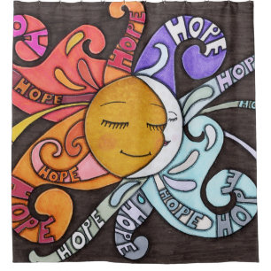 Rays of Hope Shower Curtain