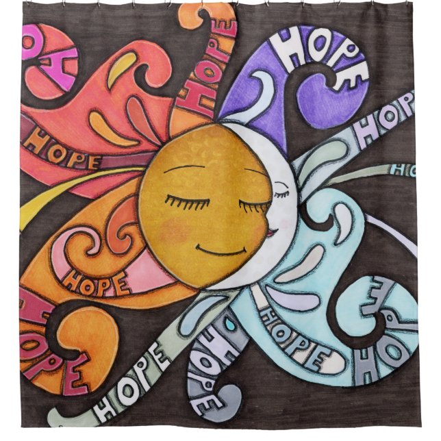 Rays of Hope Shower Curtain (Front)