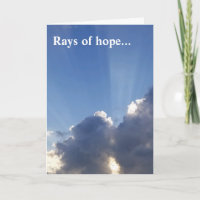 Rays of Hope words of encouragement