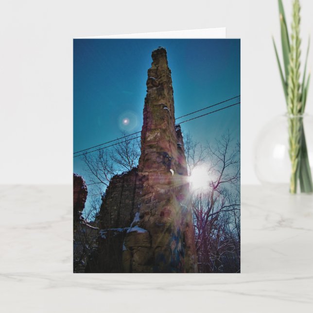 "Rays of Ruins" Christmas Card (Front)