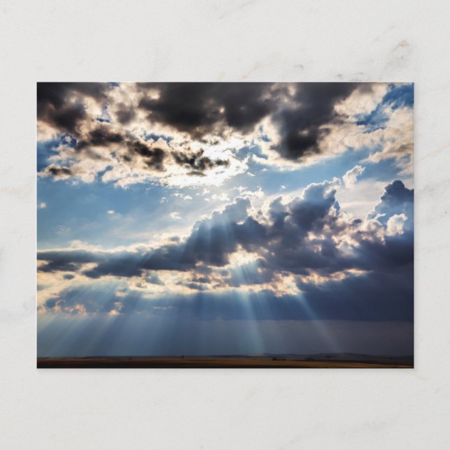 Rays of sunshine from above postcard (Front)