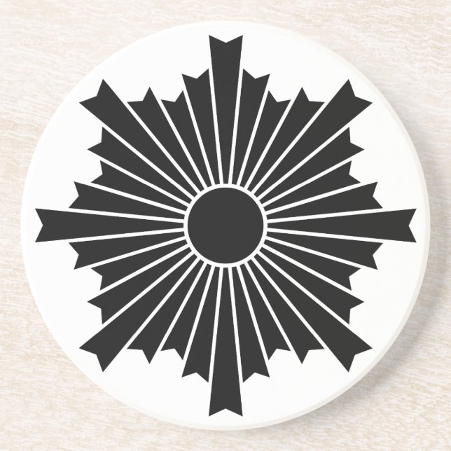 Rays of the rising sun coaster (Front)