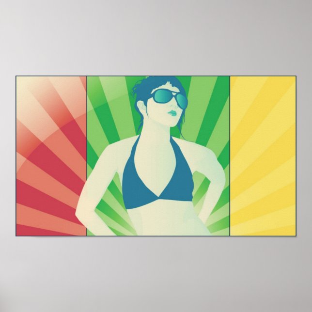 rays of vector poster (Front)