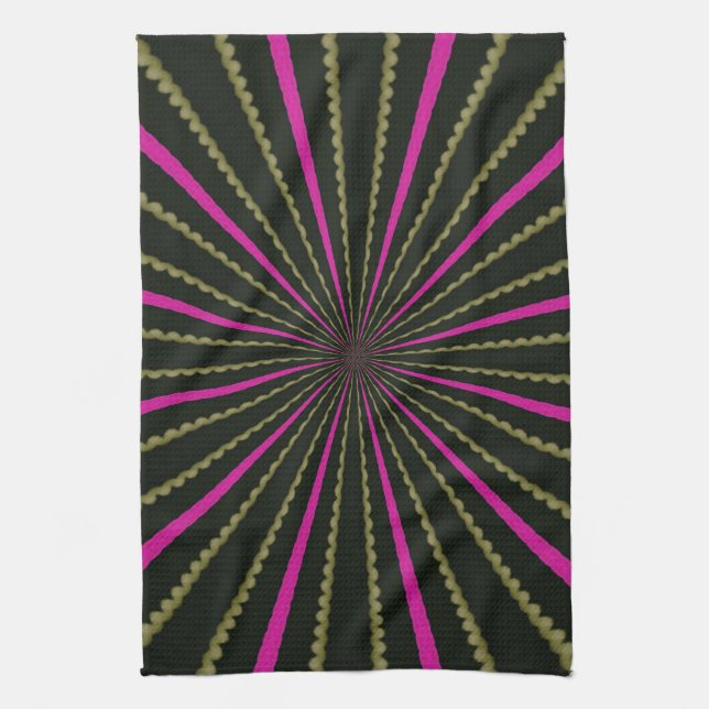 Rays Tea Towel (Vertical)