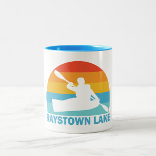 Raystown Lake Pennsylvania Kayak Two-Tone Coffee Mug
