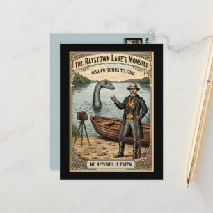 Raystown Lakes Monster Travel Postcard
