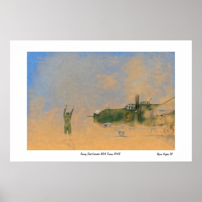 Razing Dust B24 Tunisia 43 Poster (Front)