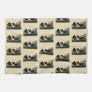 Razor Bill, John James Audubon's Birds of America Tea Towel