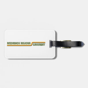 Razorback Regional Greenway Arkansas Luggage Tag