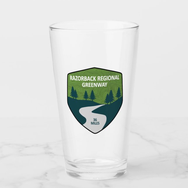 Razorback Regional Greenway Glass (Front)