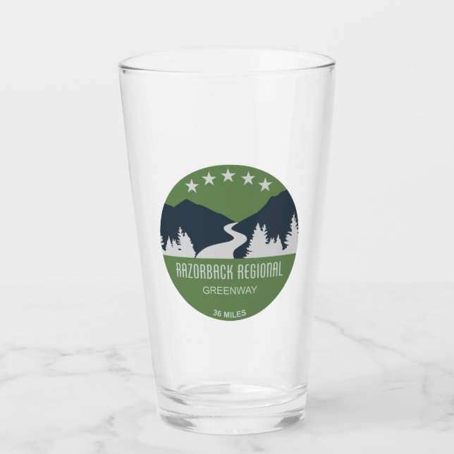 Razorback Regional Greenway Glass (Front)