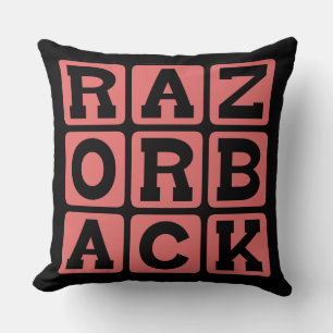 Razorback, Wild Boar Cushion