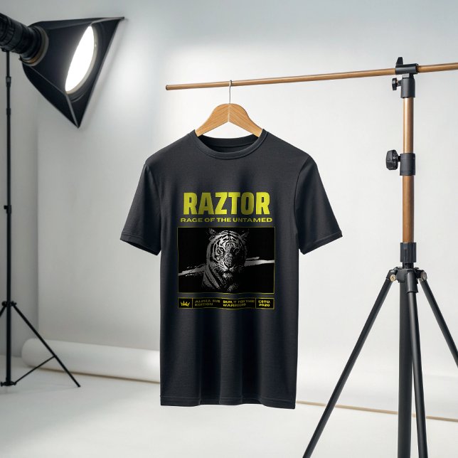 RAZTOR – Savage Tiger Alpha Warrior T-Shirt | Rage (Creator Uploaded)