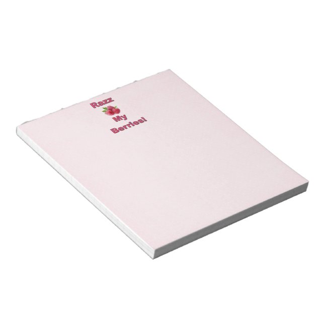 Razz My Berries! 1 Notepad (Angled)
