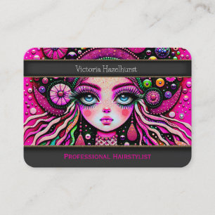 Razzle Dazzle Fun Professional  Hair Stylist Business Card