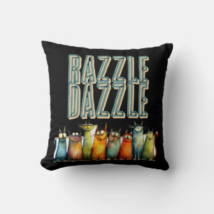 Razzle Dazzle Throw Pillow