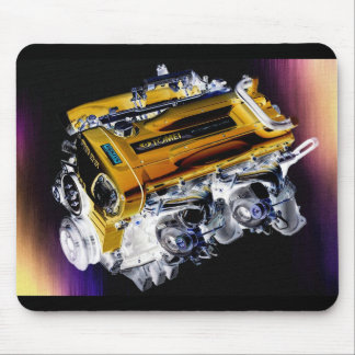 RB26 Twin Turbo Engine Mousepad