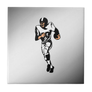 RB Football Player / Sports Design Ceramic Tile