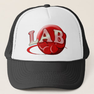 RBC MLT LABORATORY SWOOSH LOGO - MEDICAL CLINICAL TRUCKER HAT