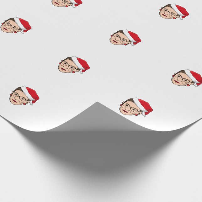RBG 2020 Ugly Christmas Sweater Wrapping Paper (Corner)