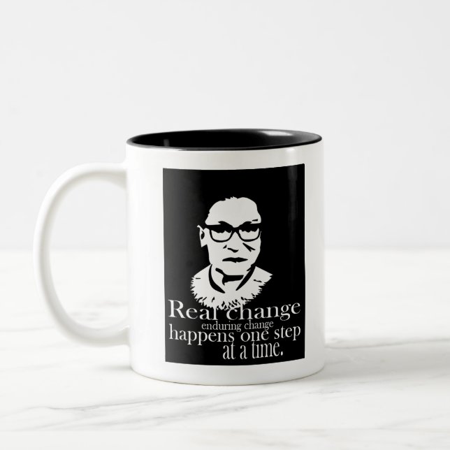 RBG Change with a step Two-Tone Coffee Mug (Left)