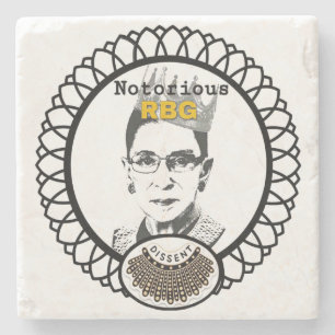 RBG Dissent Coaster,RBG Coaster, Dissent Stone Coaster