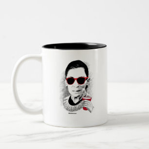 RBG Party Animal Two-Tone Coffee Mug